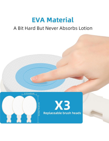 Aplicador de Loción Topfinder para Espalda y Piernas - 3 Cabezas