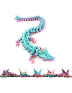 Huevo de Dragón 3D Qxbuhe 30 cm Decoración Arcoíris 2