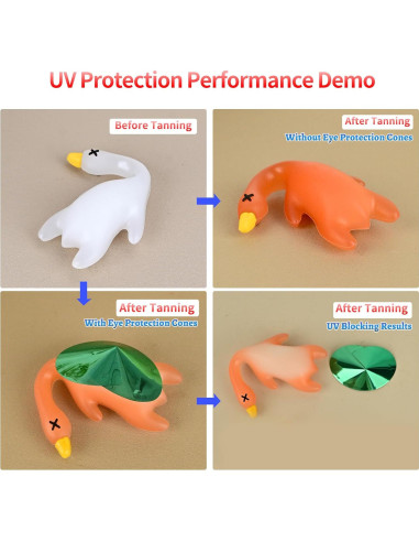 Gafas de bronceado desechables Iiglunatic 50 unidades UV