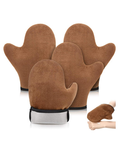 Guantes de Bronceado Autopropulsado SATINIOR Reutilizables 4 Pcs