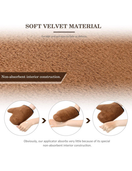 Guantes de Bronceado Autopropulsado SATINIOR Reutilizables 4 Pcs