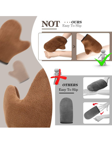 Guantes de Bronceado Autopropulsado SATINIOR Reutilizables 4 Pcs