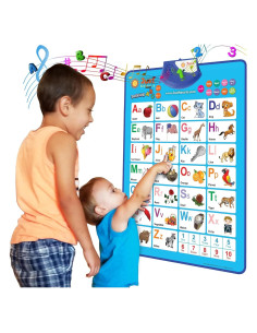 Póster Educativo Just Smarty ABCs y 123s para Niños