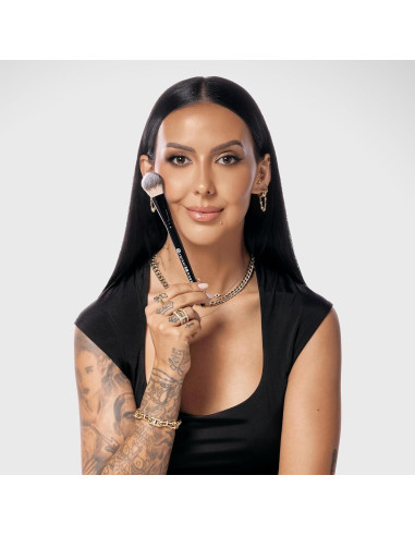 Brocha Multi-Pro BK Beauty N17 Doble Cara para Maquillaje