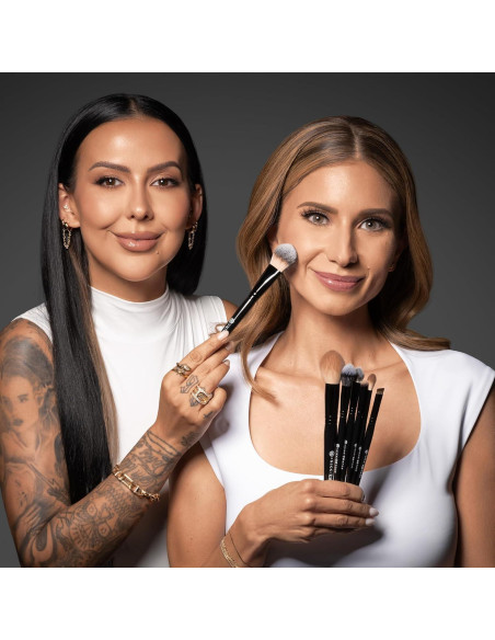 Brocha Multi-Pro BK Beauty N17 Doble Cara para Maquillaje