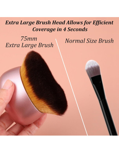 Brocha de Maquillaje Corporal Hpmjz Extra Grande 7.6 cm