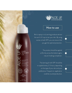 Aceite Bronceador en Spray Aloe Up SPF 4 - 2 Unidades 226g 2