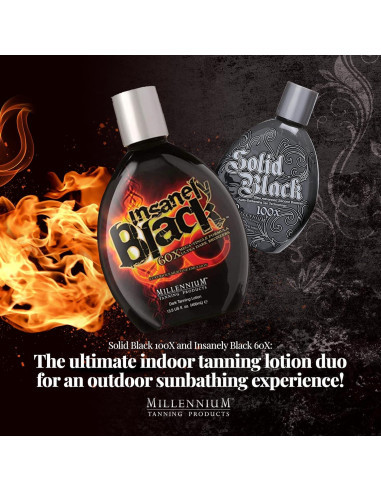 Combo Lociones Bronceadoras Millennium 100X y 60X 2x13.5 oz