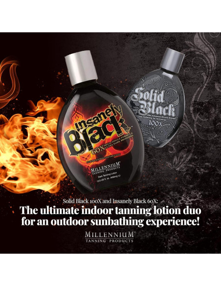 Combo Lociones Bronceadoras Millennium 100X y 60X 2x13.5 oz