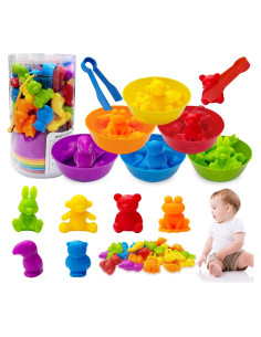 Juego de Clasificación de Animales Family Pro 36 Piezas