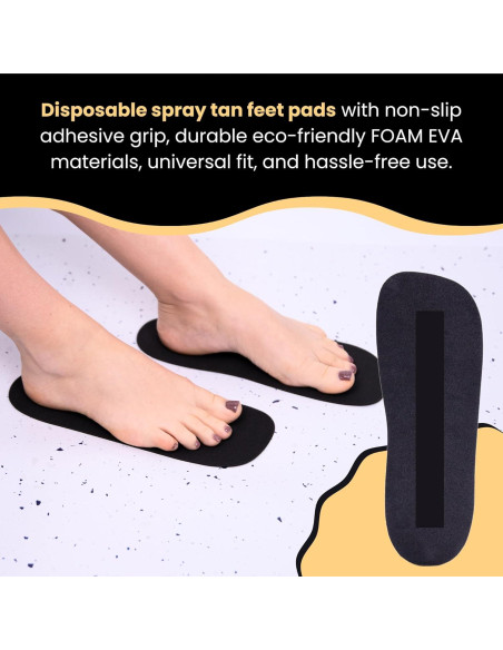 30 Pares Almohadillas Desechables KOBBTAN para Bronceado en Spray