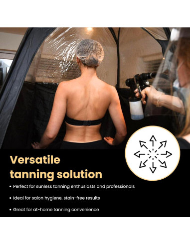 30 Pares Almohadillas Desechables KOBBTAN para Bronceado en Spray