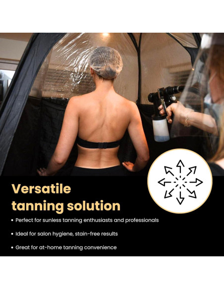 30 Pares Almohadillas Desechables KOBBTAN para Bronceado en Spray