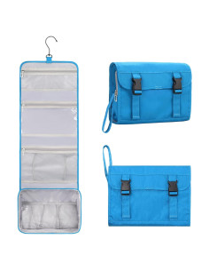 Bolsa de Aseo Colgante Relavel Grande Impermeable Azul