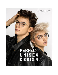 Gafas de Luz Azul ROWCHIC Mujeres Gato Ojo Montura TR90 2