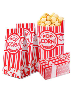 Bolsas de Palomitas VOISEN 400 Paquetes 21x9x5.7cm