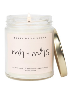 Vela Aromática Sweet Water Decor Sr. + Sra. 9oz - 40 Horas