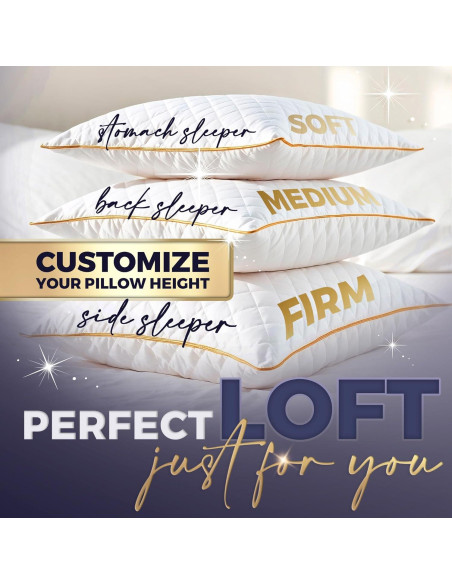 Almohadas de Espuma con Memoria Royal Therapy Reina 4-Pack