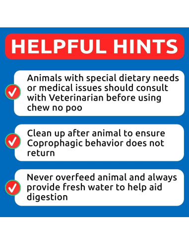 No Poo Chews para Perros - Deterrente de Coprofagia 120Ct