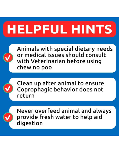 No Poo Chews para Perros - Deterrente de Coprofagia 120Ct