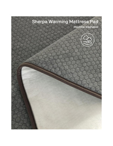 Almohadilla Térmica Eléctrica SOHTOPHO King 198x203 cm 8 Niveles