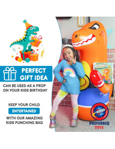 Saco de Boxeo Inflable para Niños Preferred Toys 121 cm 2