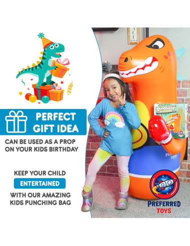 Saco de Boxeo Inflable para Niños Preferred Toys 121 cm