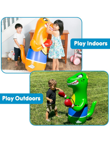 Saco de Boxeo Inflable para Niños Preferred Toys 121 cm