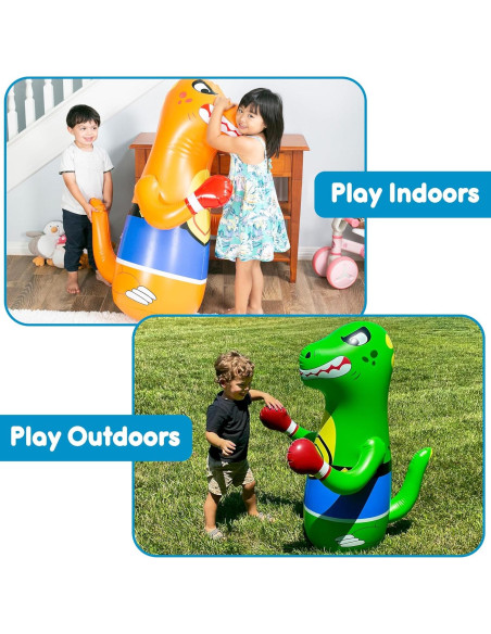 Saco de Boxeo Inflable para Niños Preferred Toys 121 cm