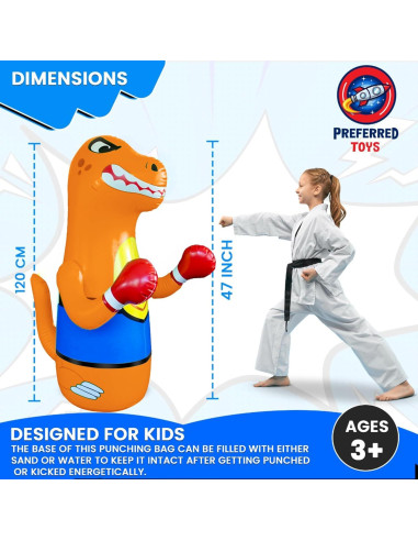 Saco de Boxeo Inflable para Niños Preferred Toys 121 cm