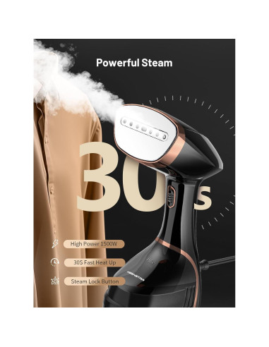 Vaporizador de Ropa KEENSTAR 1500W Portátil 250ml 30s