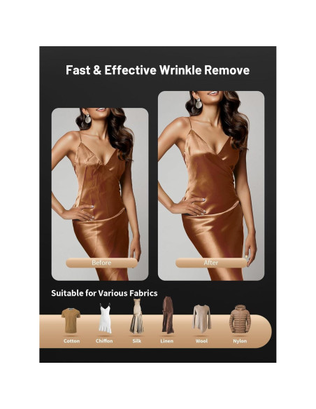 Vaporizador de Ropa KEENSTAR 1500W Portátil 250ml 30s