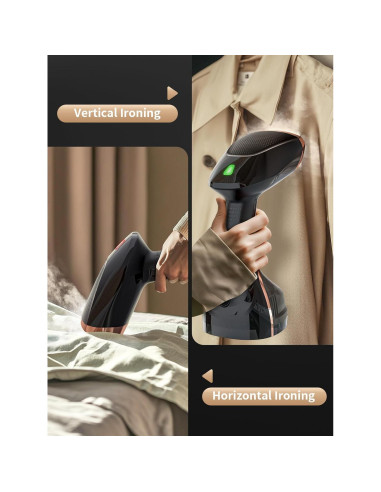 Vaporizador de Ropa KEENSTAR 1500W Portátil 250ml 30s