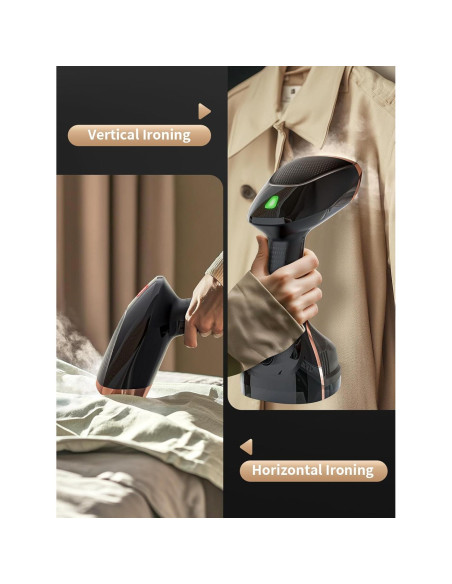 Vaporizador de Ropa KEENSTAR 1500W Portátil 250ml 30s