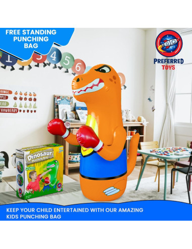 Saco de Boxeo Inflable para Niños Preferred Toys 121 cm