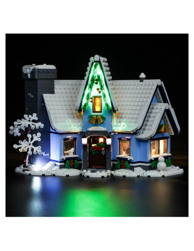 Luz LED LIGHTAILING para Lego 10293 Visita de Santa