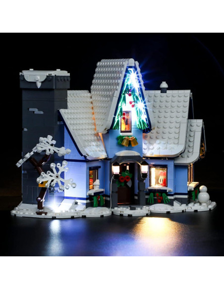 Luz LED LIGHTAILING para Lego 10293 Visita de Santa