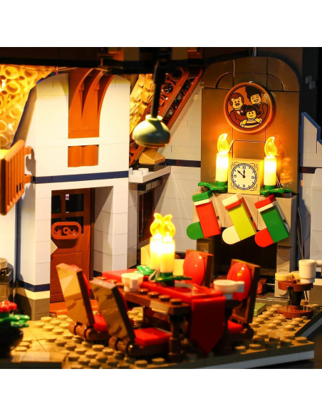 Luz LED LIGHTAILING para Lego 10293 Visita de Santa