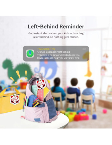 Rastreador Inteligente Nijitag con Funda de Zorro - iOS