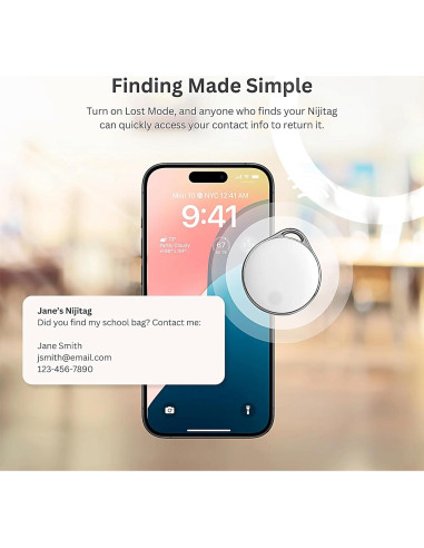 Rastreador Inteligente Nijitag con Funda de Zorro - iOS