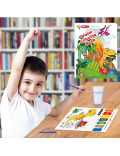 Libro de Colorear Acuarela Dinosaurios YMluky 20 Páginas 2