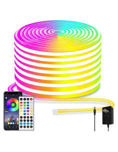 Tira de Luces LED Neón RGB 15.24m Segrass Impermeable