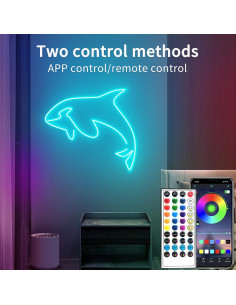 Tira de Luces LED Neón RGB 15.24m Segrass Impermeable 2