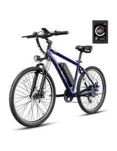 Bicicleta Eléctrica Jasion EB5 750W 26" 7 Velocidades Azul