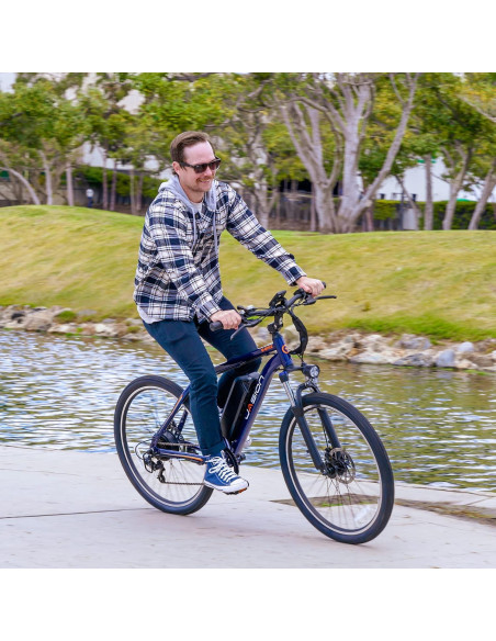 Bicicleta Eléctrica Jasion EB5 750W 26" 7 Velocidades Azul