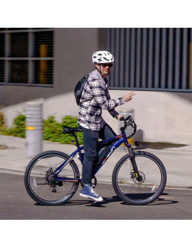 Bicicleta Eléctrica Jasion EB5 750W 26" 7 Velocidades Azul