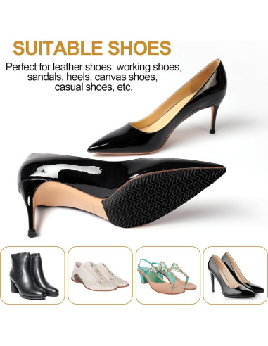 Protector de Suela de Zapato Antideslizante Ashoesert - 2 Pares