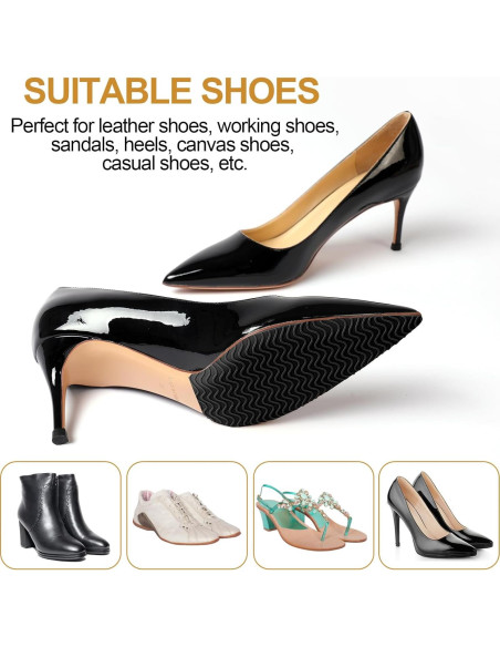 Protector de Suela de Zapato Antideslizante Ashoesert - 2 Pares