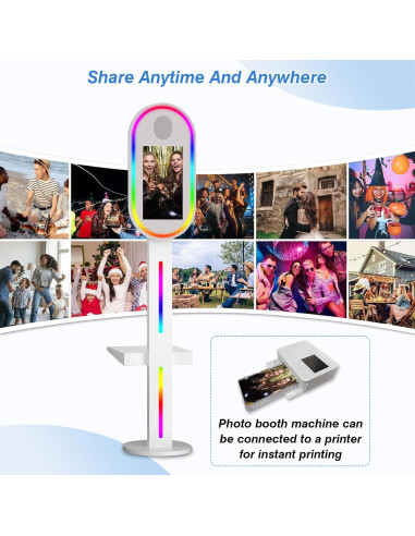 Cabina de Fotos Espejo DSLR Enwozp 15.6" con Impresora