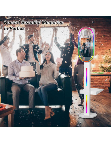 Cabina de Fotos Espejo DSLR Enwozp 15.6" con Impresora